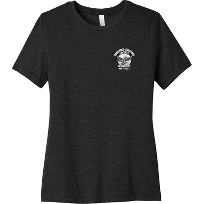 Aeroplane Apparel Company Shirts Grounded Aviators Society - Caution Flight Risk Women's T-Shirt by Aeroplane Apparel Co.