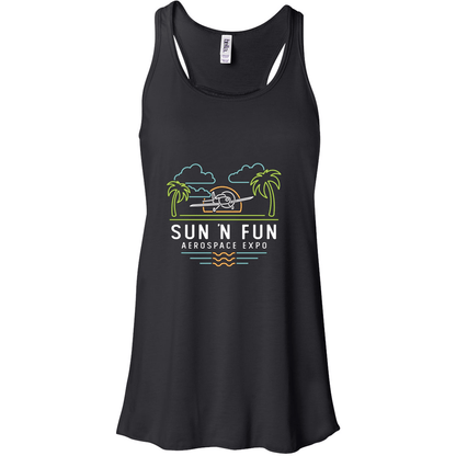SUN 'n FUN Shirts Neon SUN 'n FUN 2025 Womens Flowy Tanktop