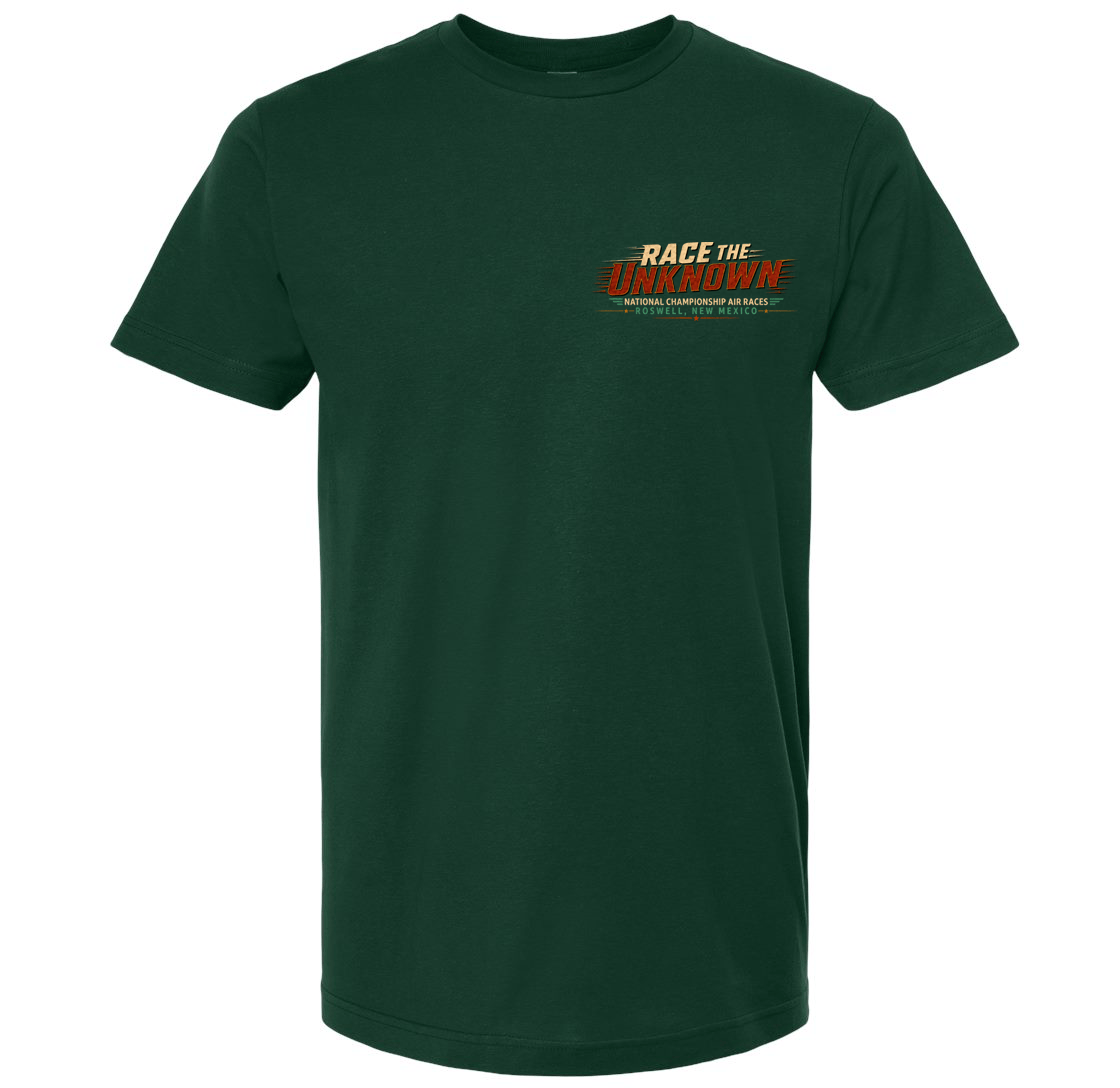 Roswell Air Races Shirts Race the Unknown Roswell Air Races T-Shirt
