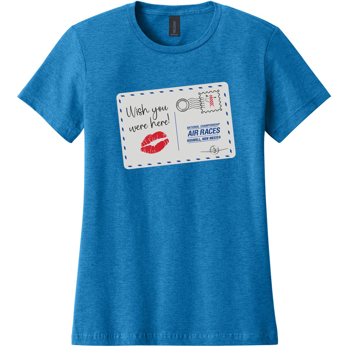 Roswell Air Races Shirts S / Antique Sapphire Wish You Were Here Roswell Air Races Women's T-Shirt