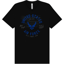 Aeroplane Apparel Company Shirts S / Black U.S. Air Force Fly, Fight, Win T-Shirt by Aeroplane Apparel Co.