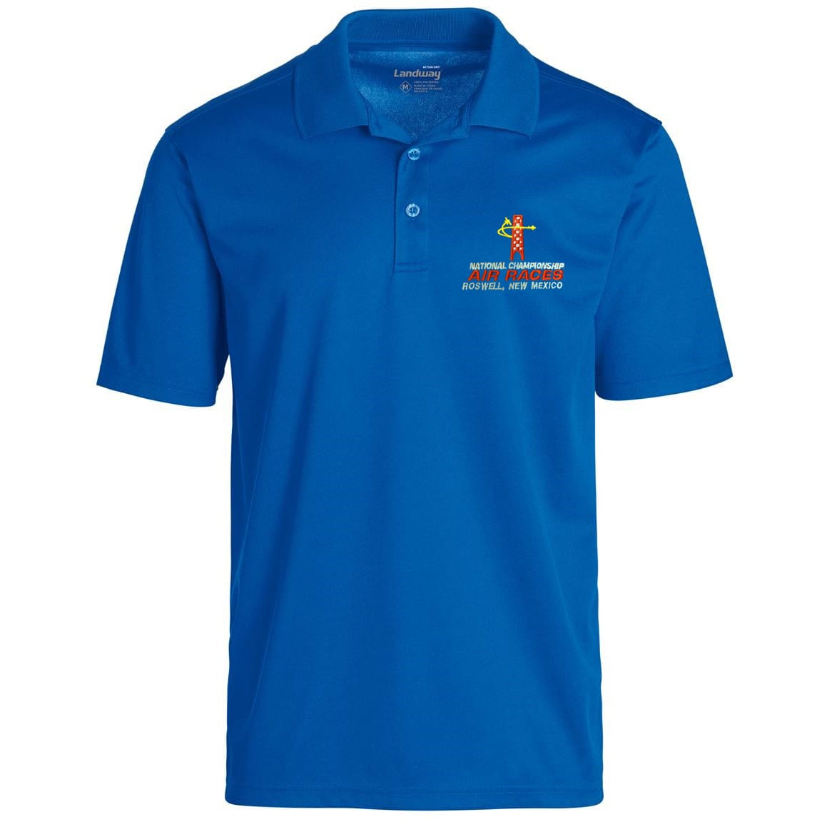 Roswell Air Races Shirts S / Blue Roswell Air Races Micro Pique Performance Polo