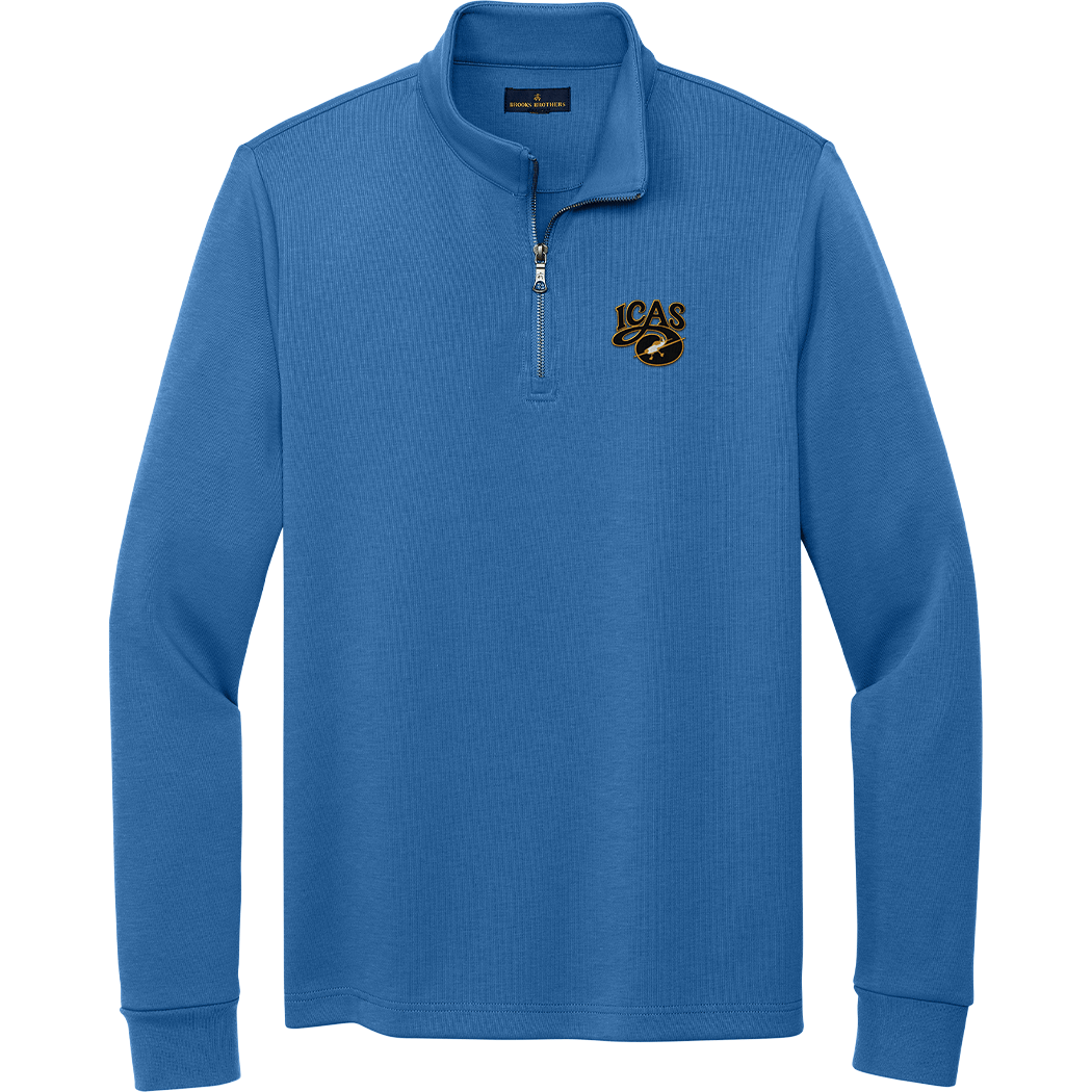 Aeroplane Apparel Company Shirts S / Charter Blue ICAS Brooks Brothers® Double-Knit 1/4-Zip