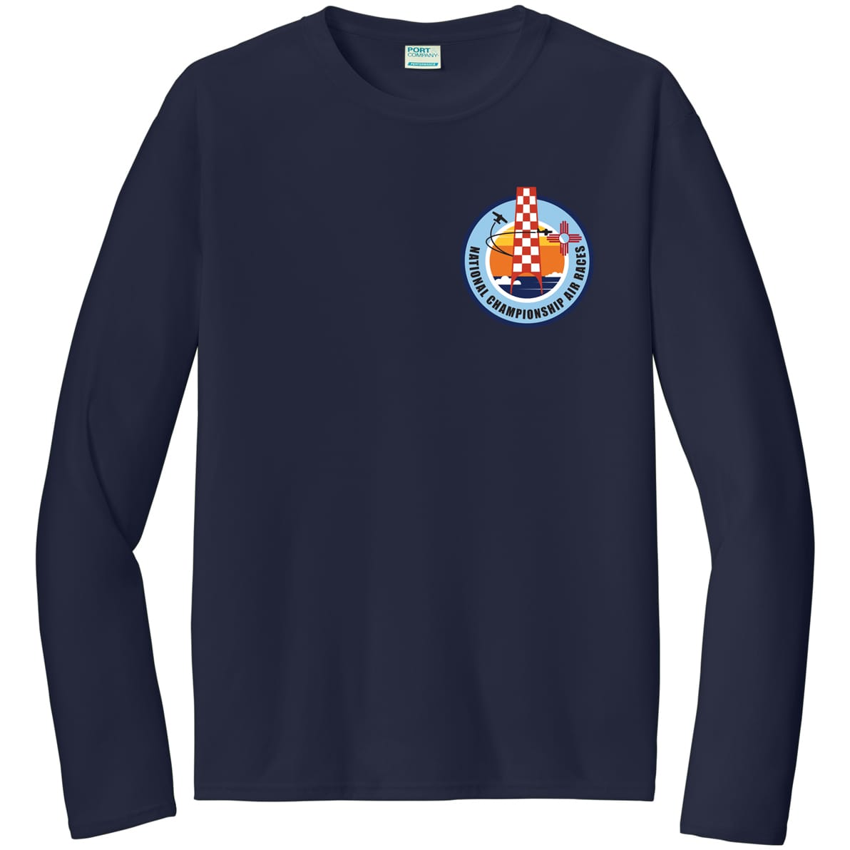 Roswell Air Races Shirts S / Deep Navy Roswell Air Races Long Sleeve Performance T-Shirt
