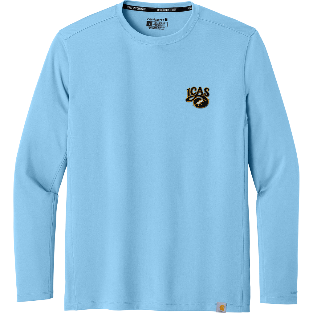 Aeroplane Apparel Company Shirts S / Fresh Water Blue ICAS Carhartt Force® Sun Defender™ Long Sleeve T-Shirt