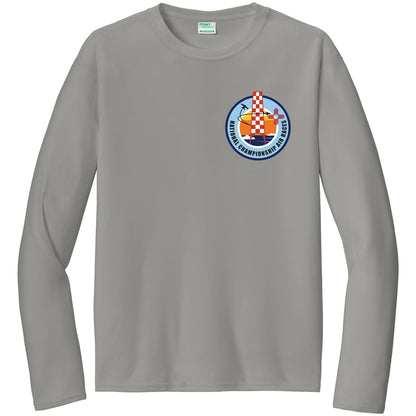 Roswell Air Races Shirts S / Grey Concrete Roswell Air Races Long Sleeve Performance T-Shirt