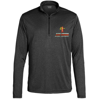 Roswell Air Races Shirts S / Heather Black Roswell Air Races Quarter Zip Pullover