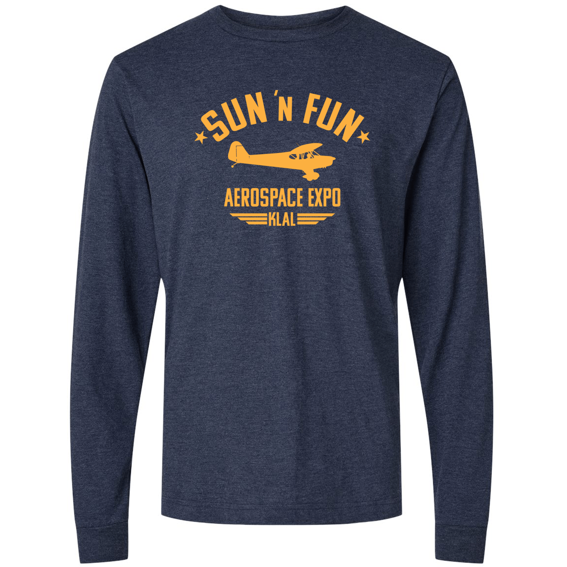 SUN 'n FUN Shirts S / Heather Denim Cubbin Around SUN 'n FUN 2025 Long Sleeve T-Shirt
