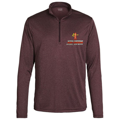 Roswell Air Races Shirts S / Heather Garnet Roswell Air Races Quarter Zip Pullover
