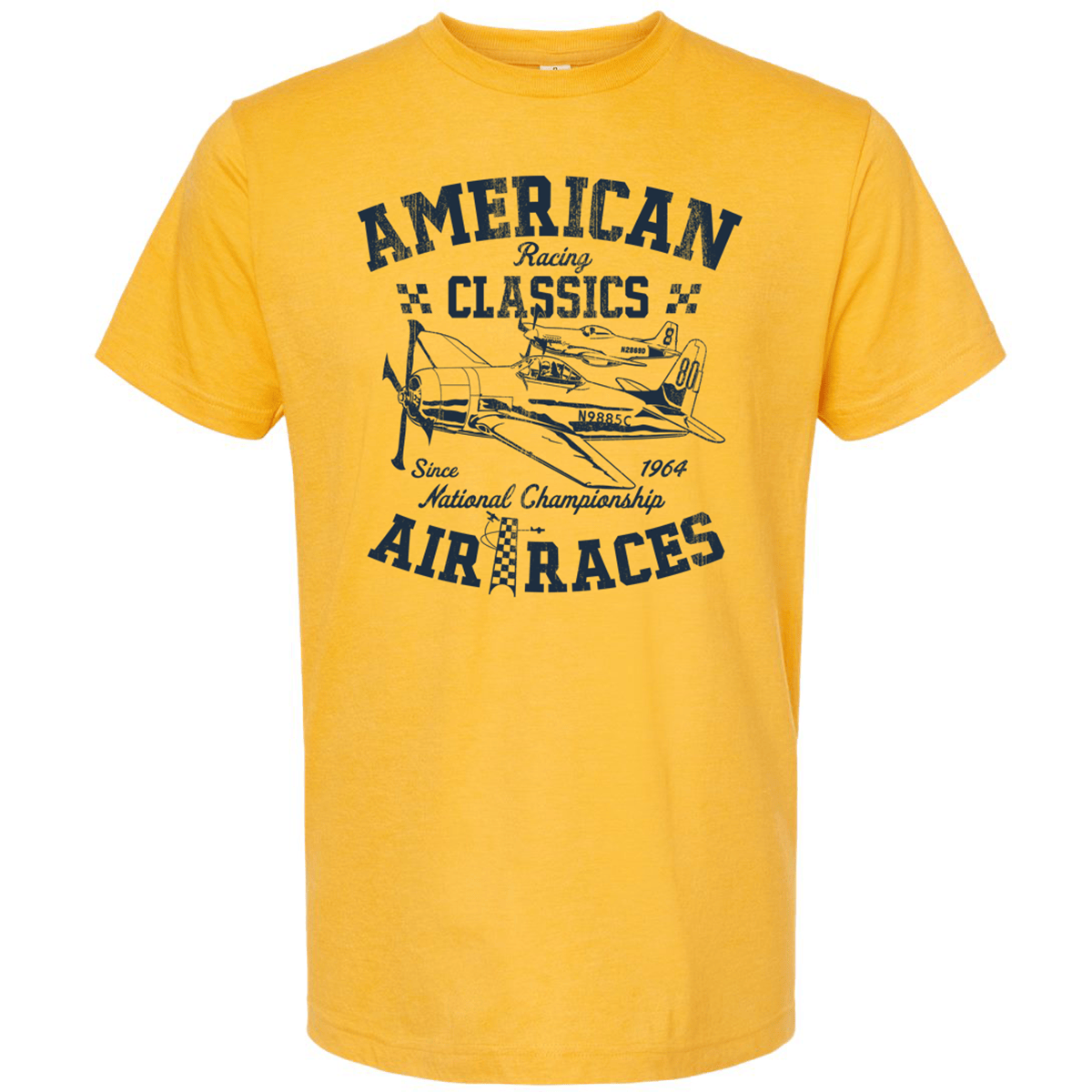 Roswell Air Races Shirts S / Heather Mellow Yellow American Racing Classics Roswell Air Races T-Shirt