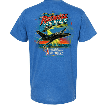 Roswell Air Races Shirts S / Heather Turquoise Full Throttle Thrills Roswell Air Races T-Shirt