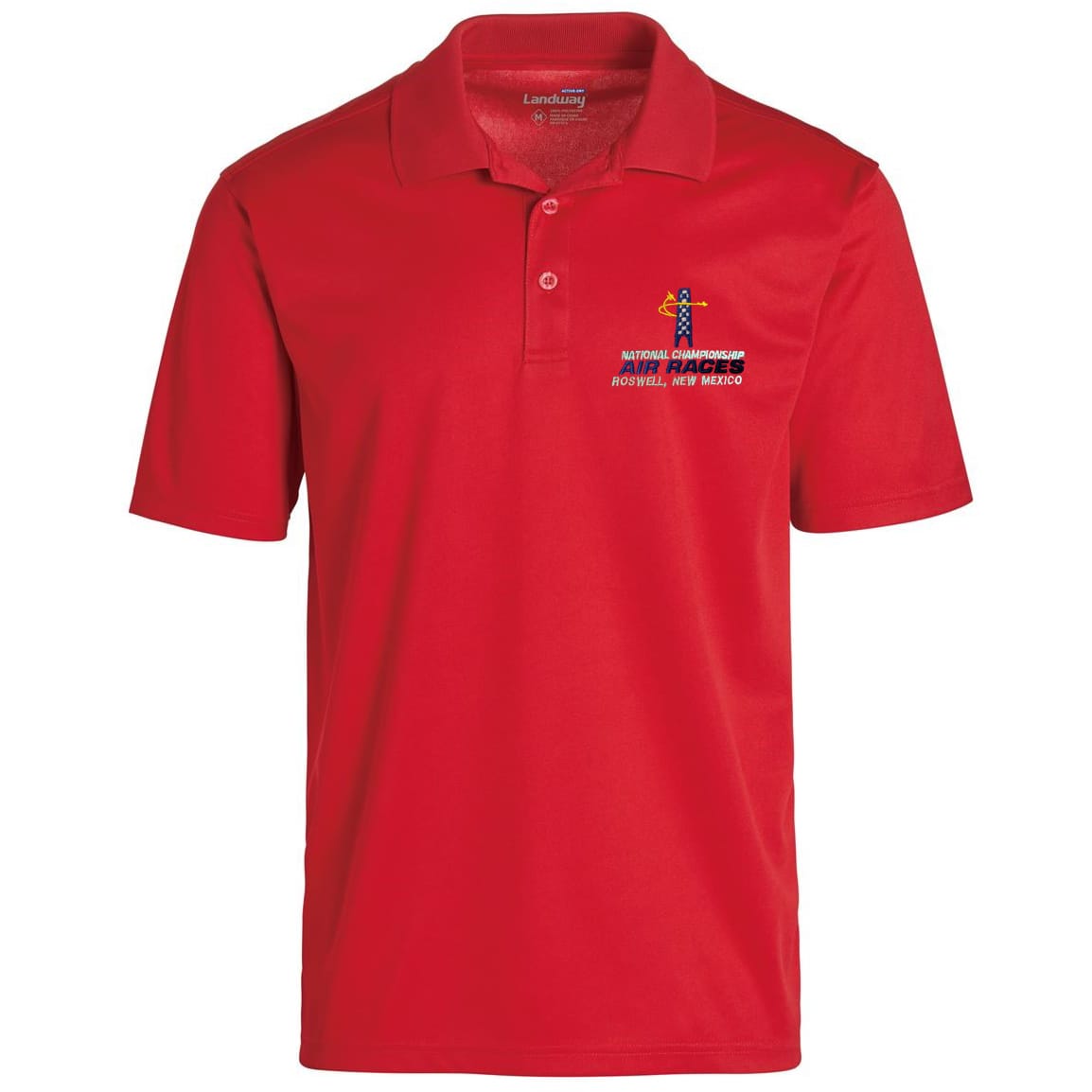 Roswell Air Races Shirts S / Red Roswell Air Races Micro Pique Performance Polo