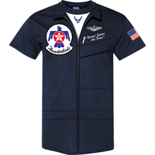 Aeroplane Apparel Company Shirts S / Royal Blue U.S. Air Force Thunderbirds Flight Suit Kids T-Shirt by Aeroplane Apparel Co.