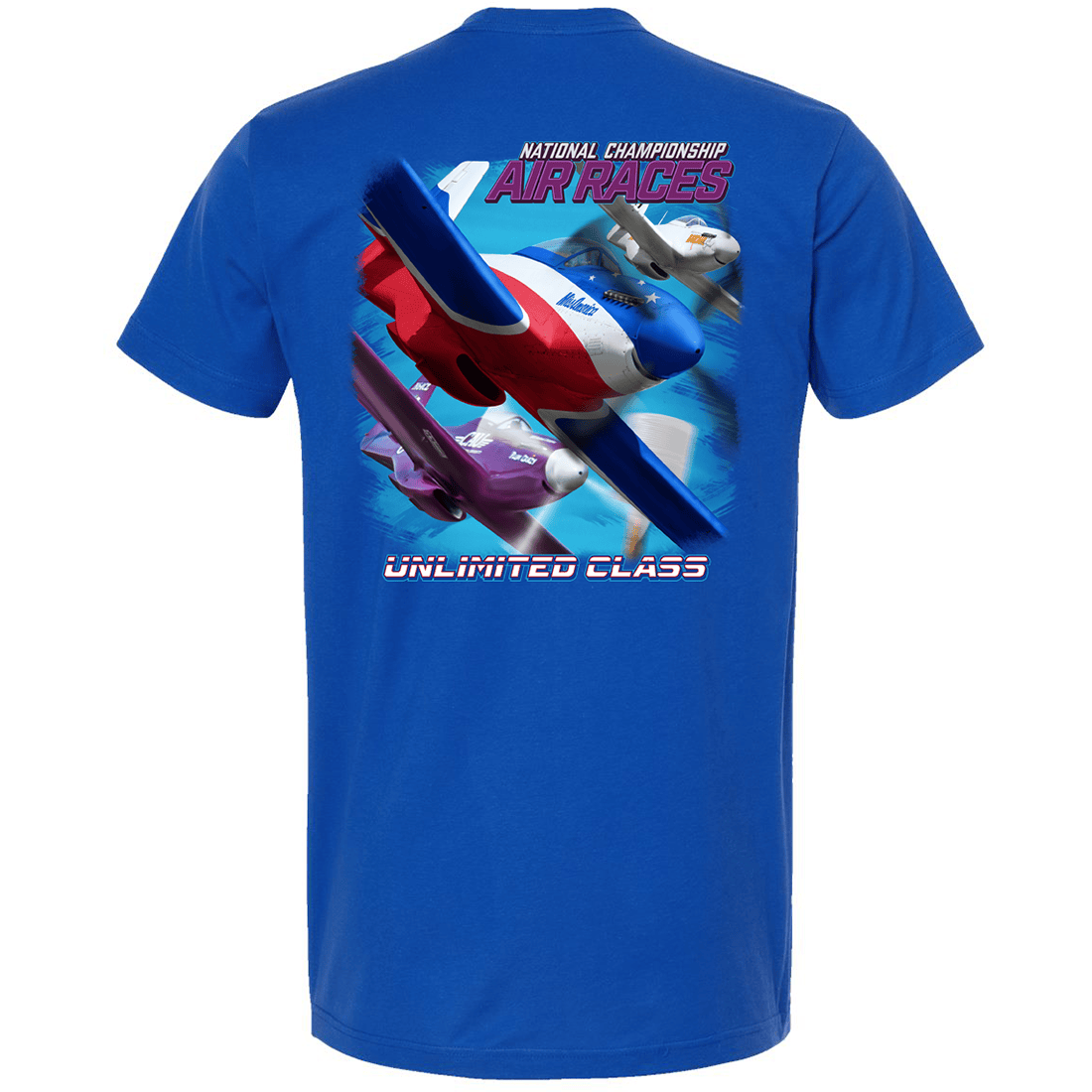 Roswell Air Races Shirts S / Royal Unlimited Class Roswell Air Races T-Shirt