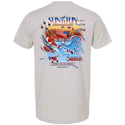 SUN 'n FUN Shirts S / Silver SUN 'n FUN 2026 Poster T-Shirt
