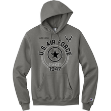 Aeroplane Apparel Company Shirts S / Stone Grey U.S. Air Force Aim High Since 1947 Hoodie by Aeroplane Apparel Co.