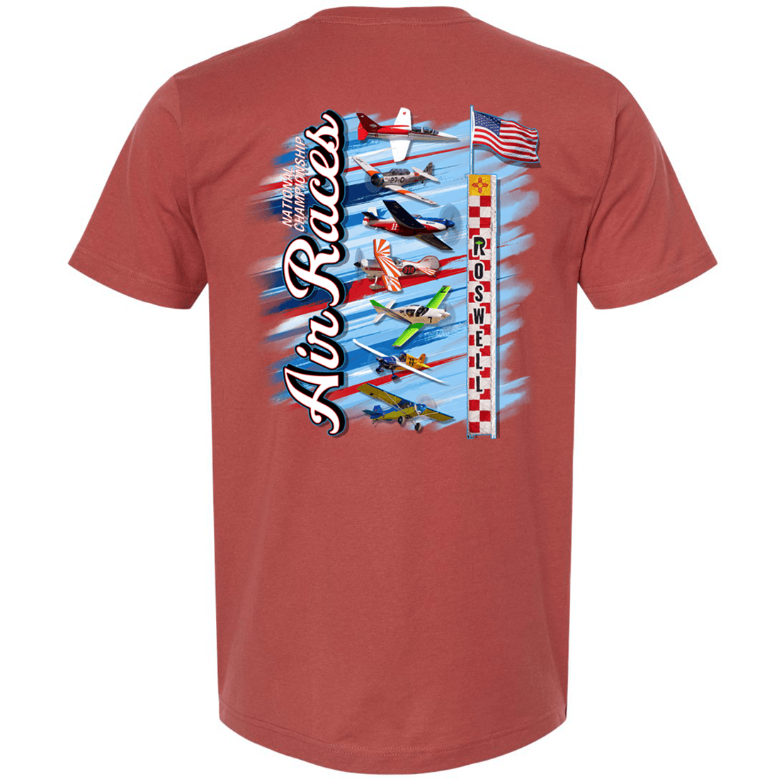 Roswell Air Races Shirts S / Terracotta Full House Roswell Air Races T-Shirt