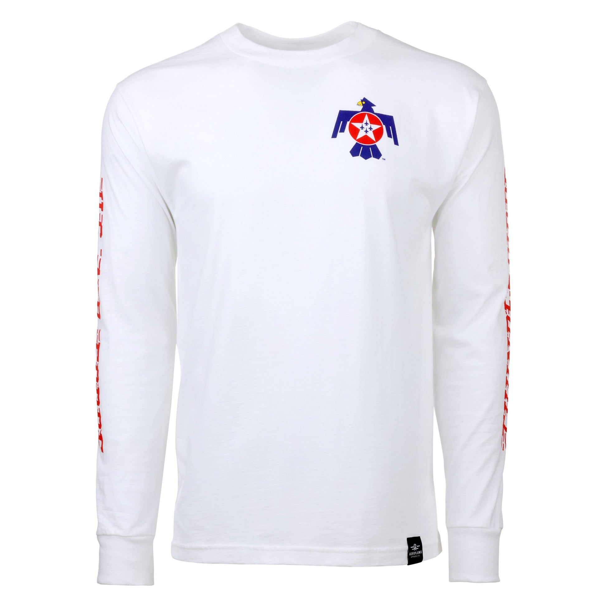 Aeroplane Apparel Company Shirts S / White U.S. Air Force Thunderbirds Speed Long Sleeve T-Shirt