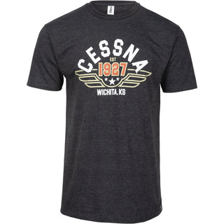 Cessna Wings Heritage Aviation T-Shirt by Aeroplane Apparel Co.