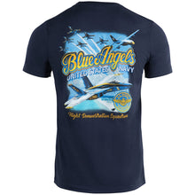 Aeroplane Apparel Company Shirts U.S. Navy Blue Angels Flight Demonstration Team T-Shirt
