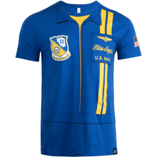 Aeroplane Apparel Company Shirts U.S. Navy Blue Angels Flight Suit Adult T-Shirt by Aeroplane Apparel Co.