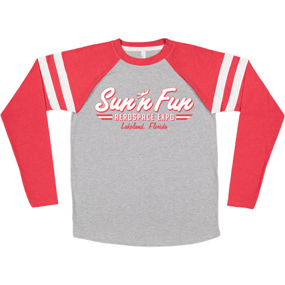 SUN 'n FUN Shirts XS / Red Signature Script SUN 'n FUN 2026 Long Sleeve T-Shirt