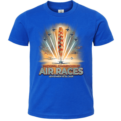 Roswell Air Races Shirts XS / Royal 2026 Official Poster Roswell Air Races Kids T-Shirt