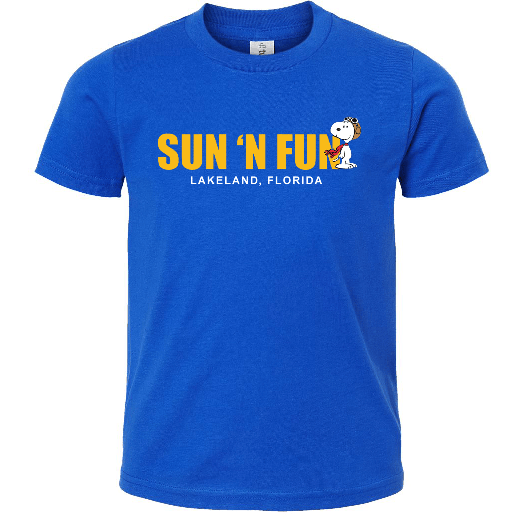SUN 'n FUN Shirts XS / Royal Blue Snoopy Kids SUN 'n FUN 2026 T-Shirt