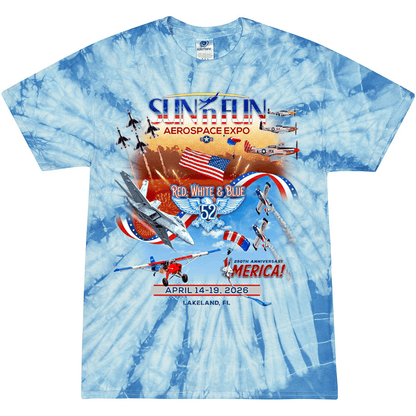 SUN 'n FUN Shirts XS / Spider Baby Blue SUN 'n FUN 2026 Kids Poster T-Shirt
