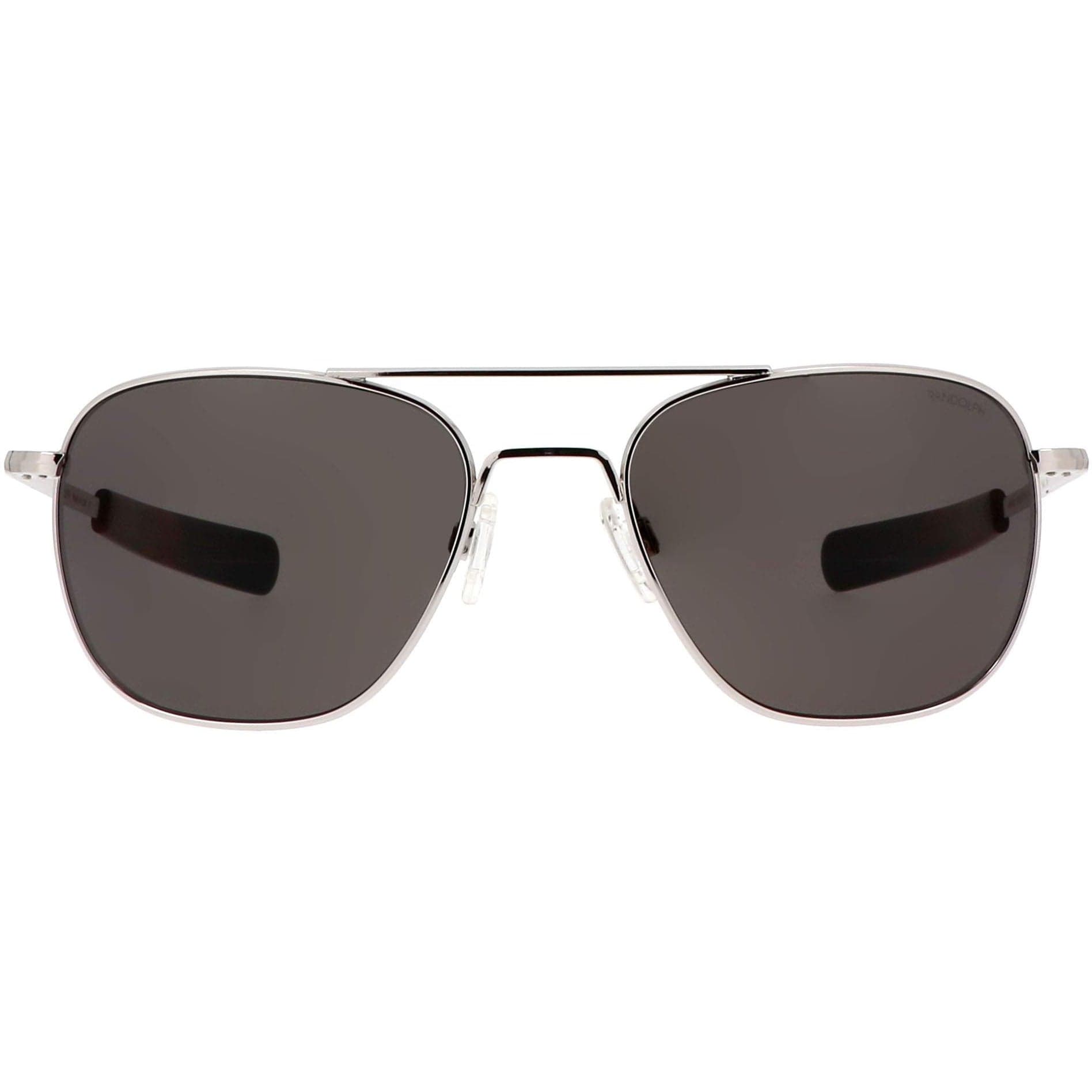 Randolph Engineering Sunglasses Randolph Aviator Sunglasses - 55mm 23k White Gold with American Gray Lenses