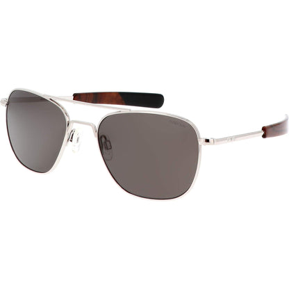 Randolph Engineering Sunglasses Randolph Aviator Sunglasses - 55mm 23k White Gold with American Gray Lenses