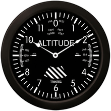 Trintec Trintec 14-Inch Classic Altimeter Aviation Instrument Wall Clock 9060-14