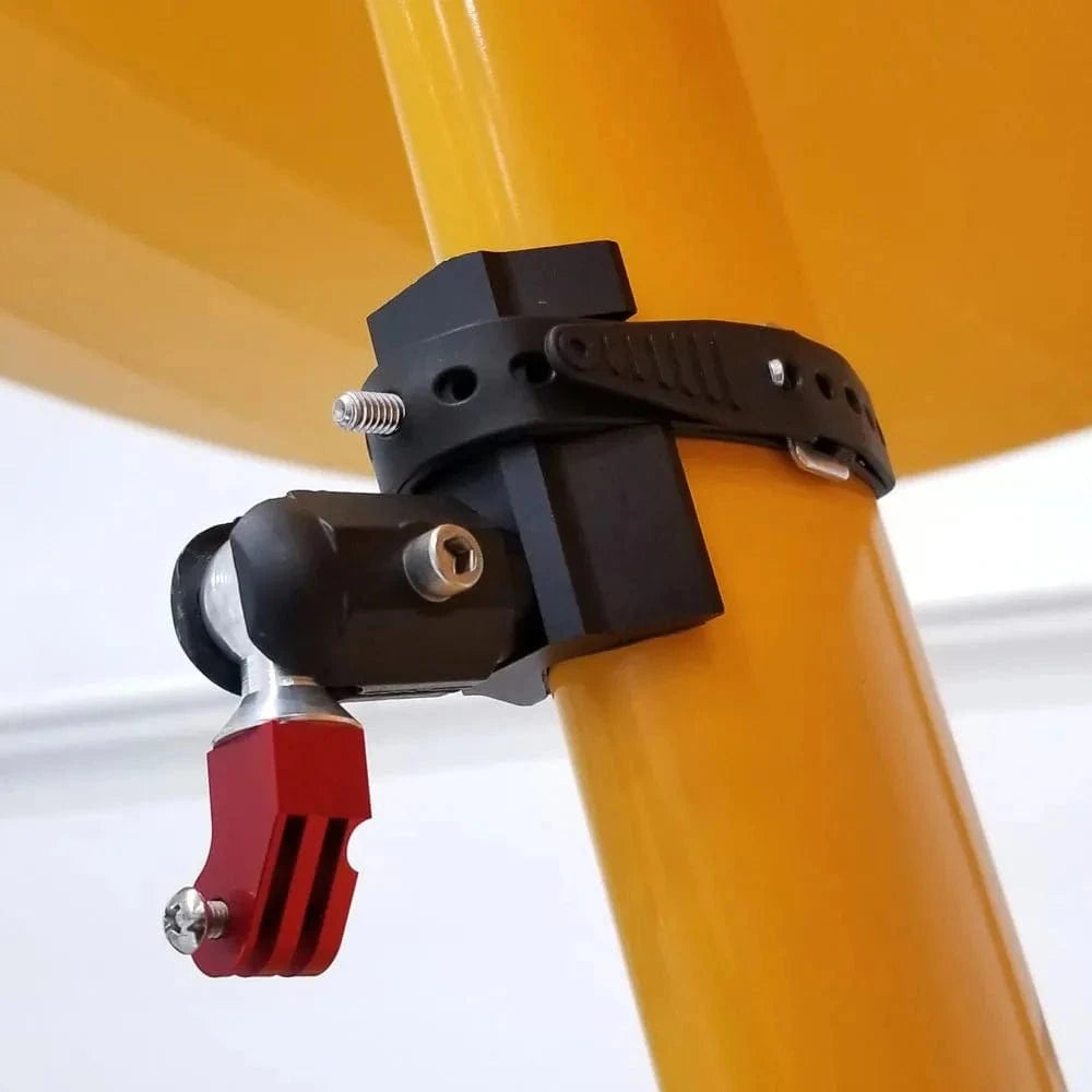MyGoFlight Video Flight Flix Rock Steady Strut/Skid GoPro Ball Mount w/ Poly UV Strap