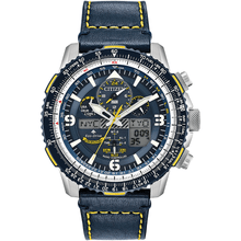 Citizen Watch Watches Citizen Eco Drive Promaster Skyhawk A-T Blue Angels Leather Watch JY8078-01L