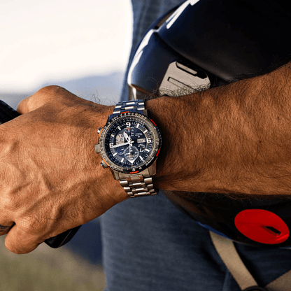 Citizen Watch Watches Citizen Eco-Drive Promaster Skyhawk A-T Titanium Black Dial Watch JY8108-53E