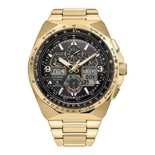 Citizen Watch Watches Citizen Promaster Skyhawk A-T Gold-Tone Black Dial Watch JY8144-50E