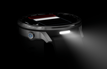 Garmin Watches Garmin D2 Air X15 Aviator Smartwatch – Silver with Black Silicone Band