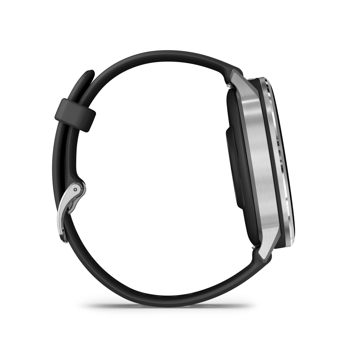 Garmin Watches Garmin D2 Air X15 Aviator Smartwatch – Silver with Black Silicone Band