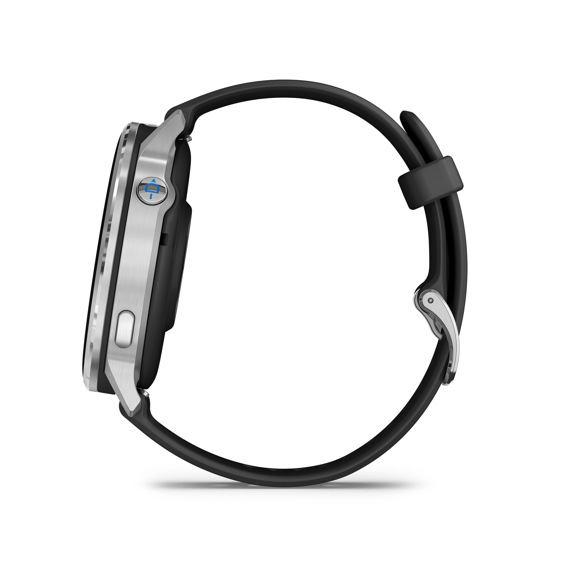 Garmin Watches Garmin D2 Air X15 Aviator Smartwatch – Silver with Black Silicone Band