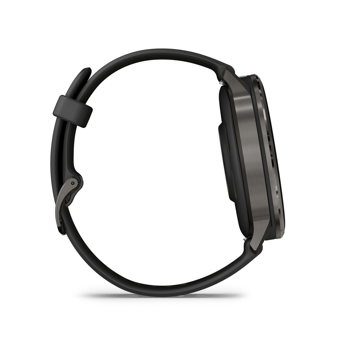 Garmin Watches Garmin D2 Air X15 Aviator Smartwatch: Slate with Black Silicone Band