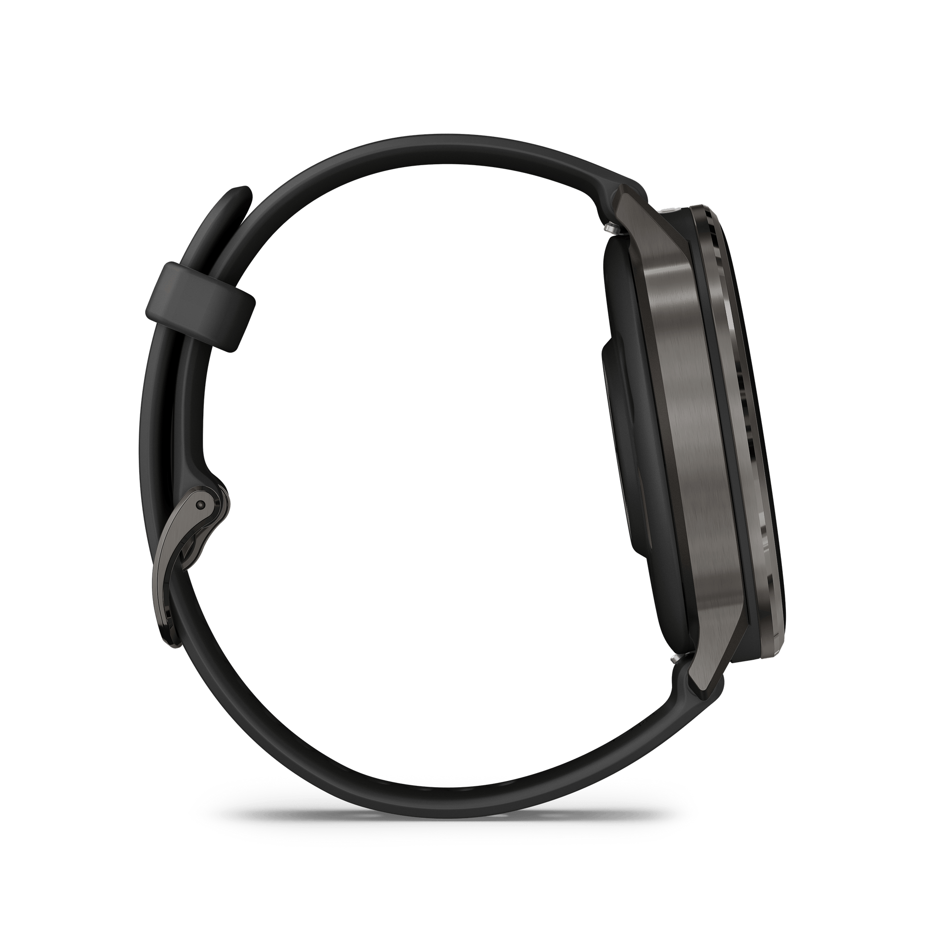 Garmin Watches Garmin D2 Air X15 Aviator Smartwatch: Slate with Black Silicone Band