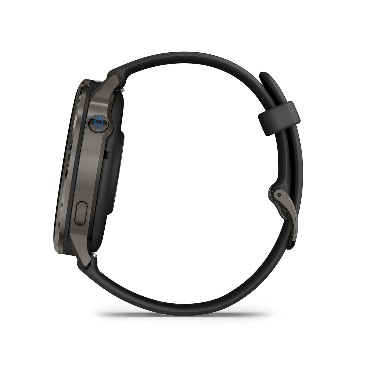 Garmin Watches Garmin D2 Air X15 Aviator Smartwatch: Slate with Black Silicone Band
