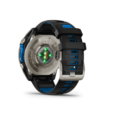 Garmin Watches Garmin D2 Mach 2 Aviator Smartwatch: Titanium with Oxford Brown Leather Band (47 mm)