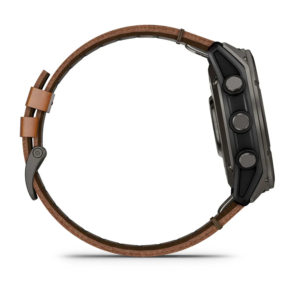 Garmin Watches Garmin D2 Mach 2 Pro Watch - Carbon Gray DLC Titanium with Chestnut Leather Band