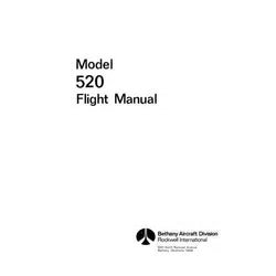 Aero Commander 520 1952-54 Flight Manual (part# AC520-52-54-F-C) - PilotMall.com
