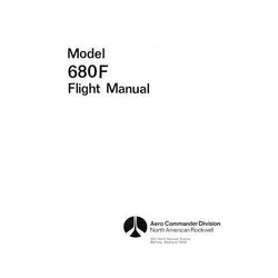Aero Commander 680F Grand Commander 1960-63 Flight Manual (AC680F-F-C) - PilotMall.com