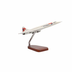 Aerospatiale/BAC Concorde British Airways Large Mahogany Model