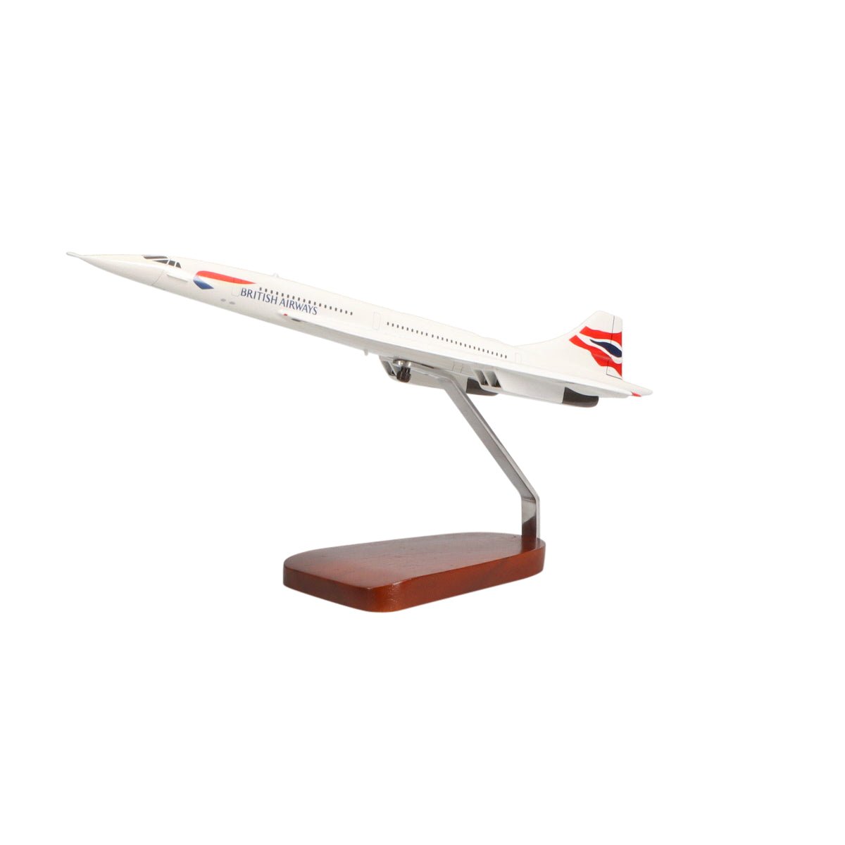 Aerospatiale/BAC Concorde British Airways Limited Edition Large Mahogany Model - PilotMall.com