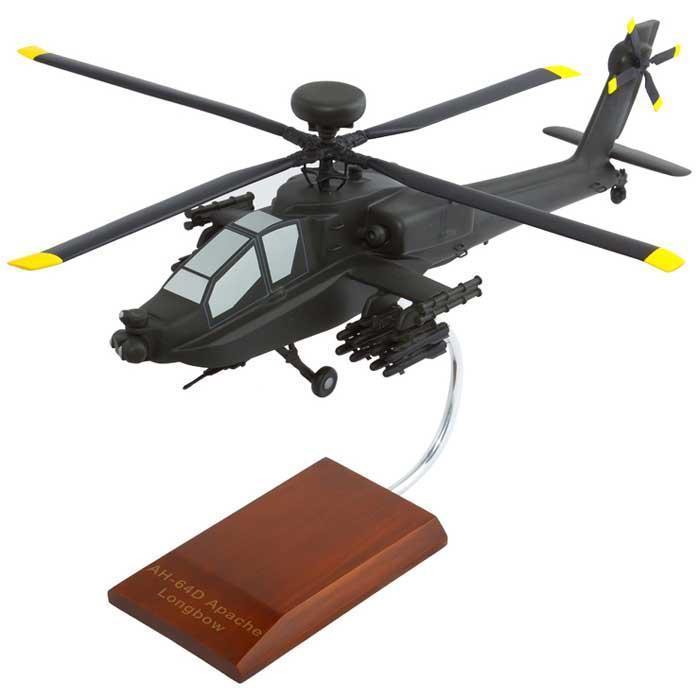 AH-64D Apache Longbow Mahogany Model - PilotMall.com