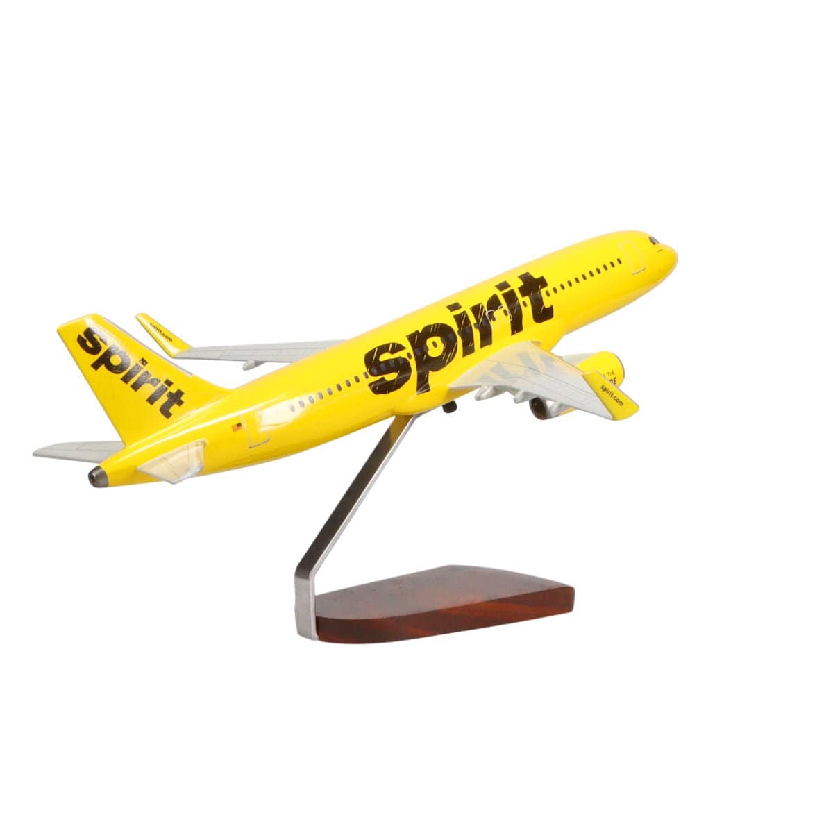 Airbus A320-200 Spirit Airlines Large Mahogany Model